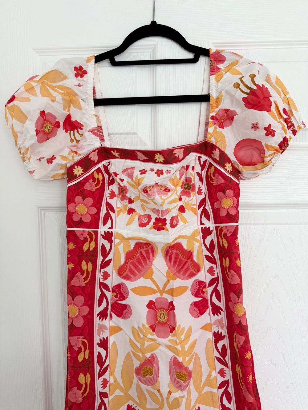 NWT Farm Rio 100% Cotton Puff-Sleeve
Midi Dress-Size Small - Picture 8 of 11